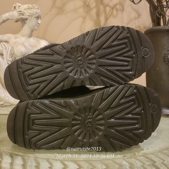 Ugg Women's Classic Mini Fluff Boot SN 1106757 Fur Designer Suede Winter #448 - Picture 12 of 14